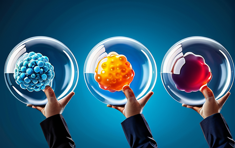 States of Matter Visualization**

"A vibrant and educational illustration showcasing the three states of matter: solid, liquid, and gas. The solid is represented by neatly arranged molecules in a crystal lattice structure. The liquid shows molecules flowing and sliding past each other. The gas displays molecules moving randomly and freely. Background features a subtle gradient representing changes in temperature. Style: Clean, modern scientific illustration. Perfect anatomy, correct proportions, natural pose, well-formed hands, proper finger count, natural body proportions, fully clothed, appropriate attire, safe for work, professional, modest, family-friendly."

**