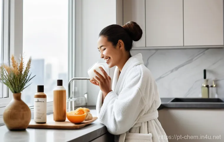 화학 공학 기초 - **Prompt: The Unseen Impact: Chemical Engineering in Everyday Life**
"A cozy and modern home int...