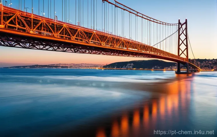 무기화학 - **A Majestic Bridge at Sunset, Celebrating Inorganic Construction:**
"A breathtaking panoramic v...