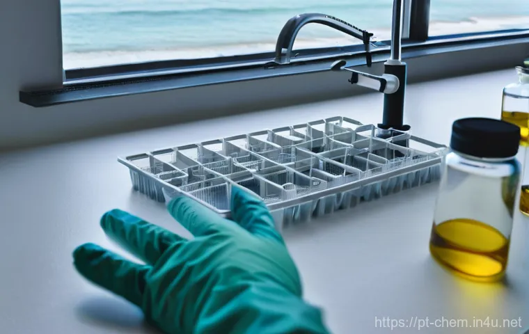 환경 화학 실험 - **Image Prompt: Water Quality Analysis in Lisbon**
"A bright, contemporary environmental chemist... 환경 화학 실험 - **Image Prompt: Water Quality Analysis in Lisbon**
"A bright, contemporary environmental chemist...